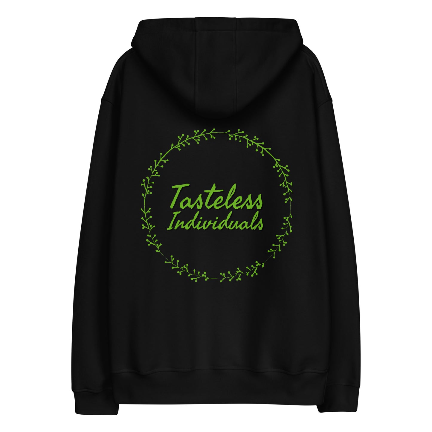 Tasteless Individuals embroidered crest hoodie (Green)