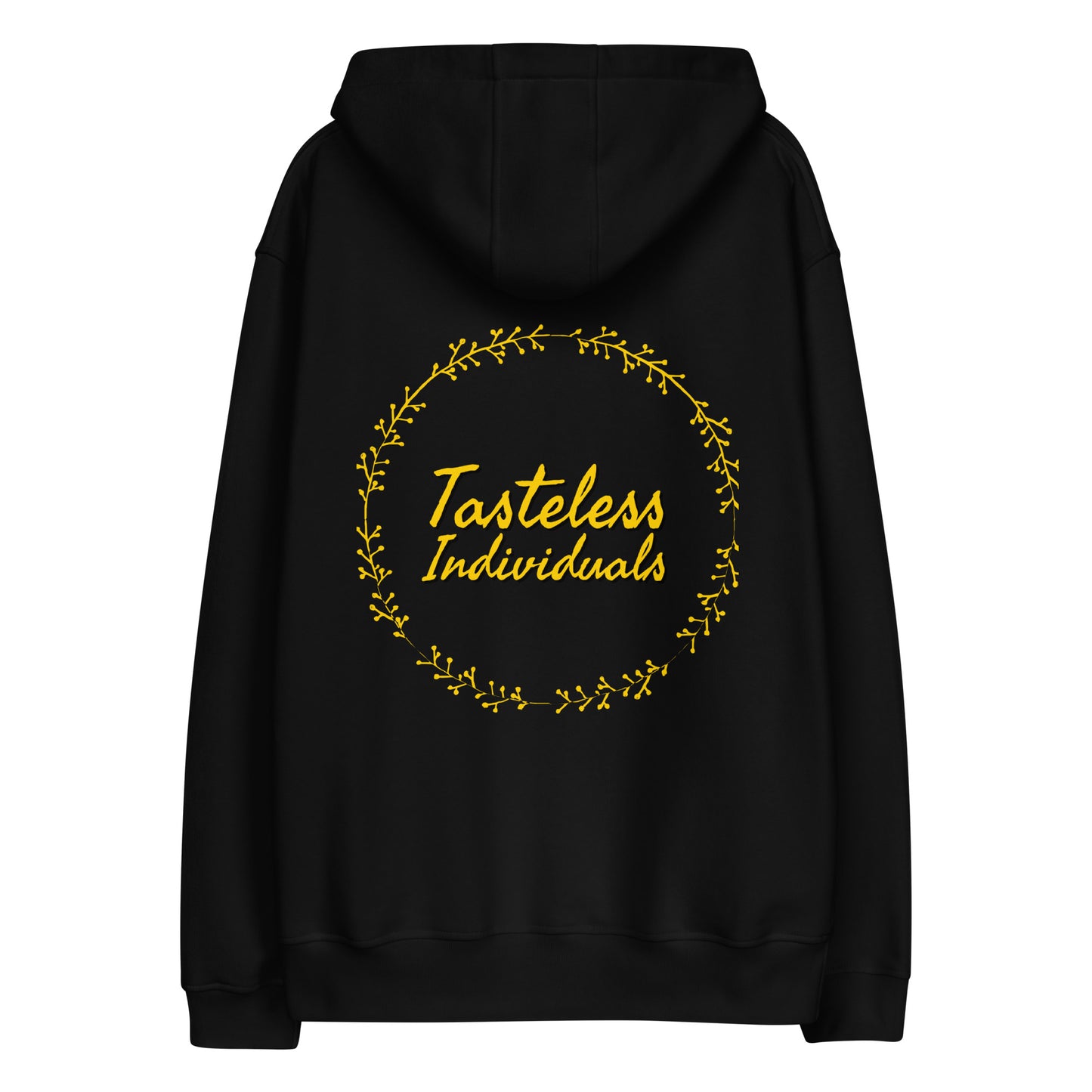 Tasteless Individuals embroidered crest hoodie (Yellow)